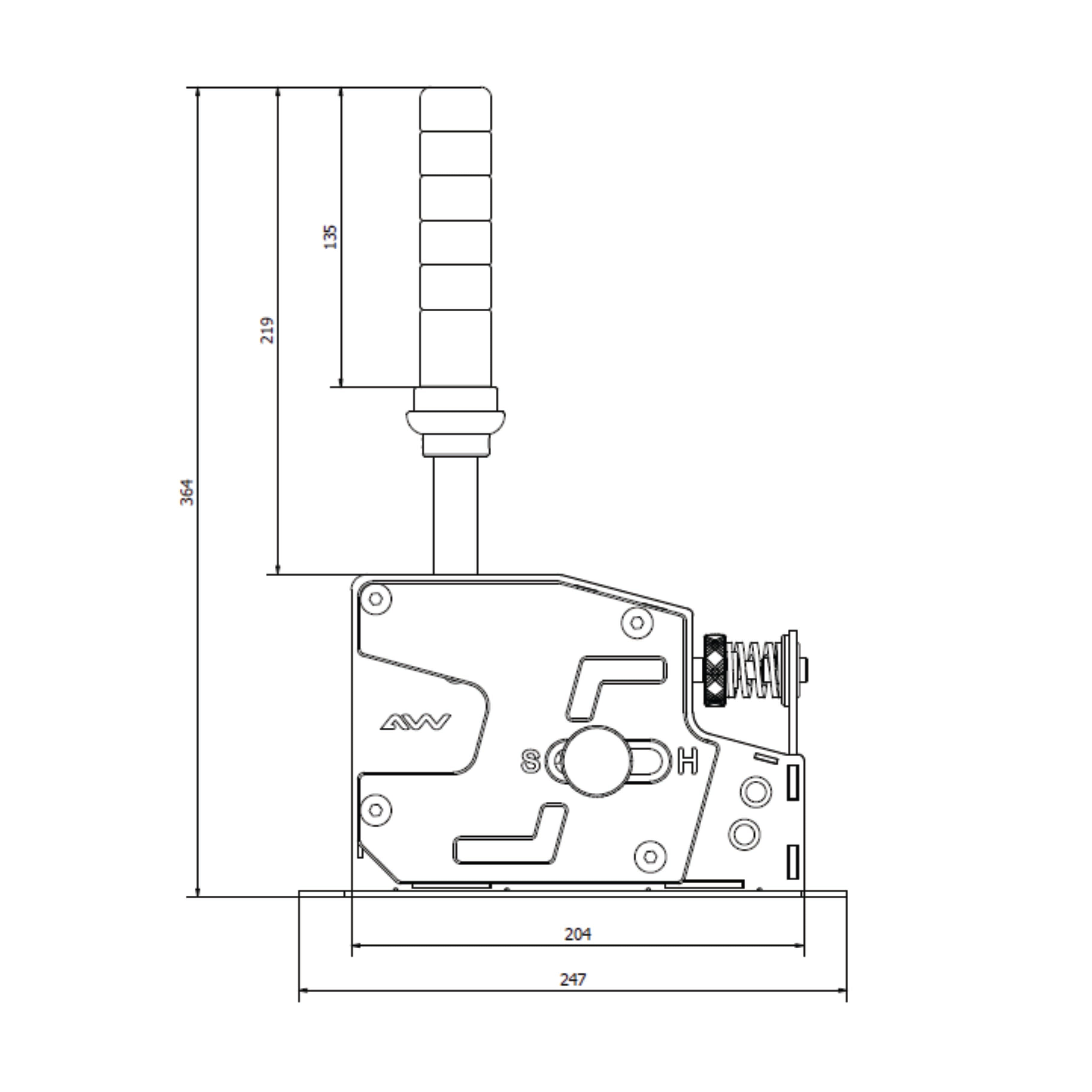 AWIN Sequential Shifter Handle for HyperShift