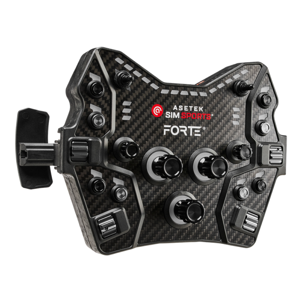 Asetek Forte® GT Button Box (Black, Alu. Buttons)