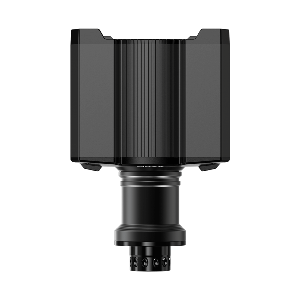 Moza R9 Direct Drive gaming wheel base from above