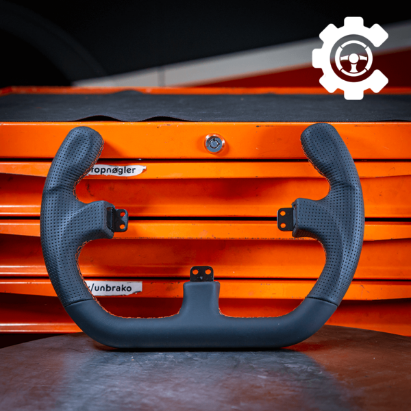 Asetek Open D Black Leather Rim