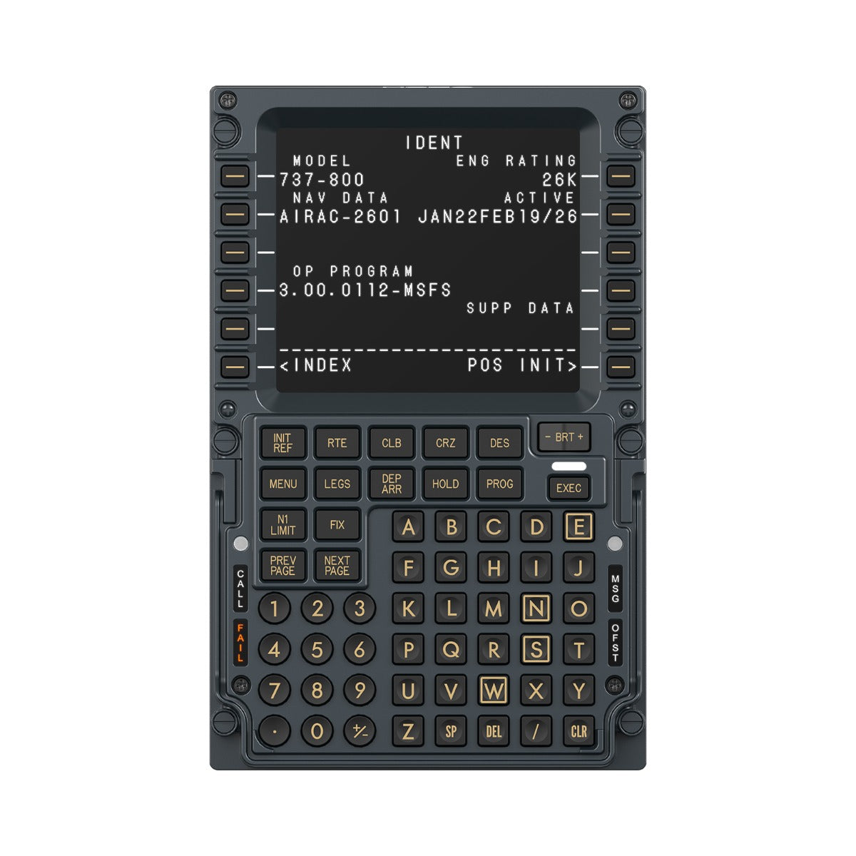 MOZA MB7F Flight Computer Display