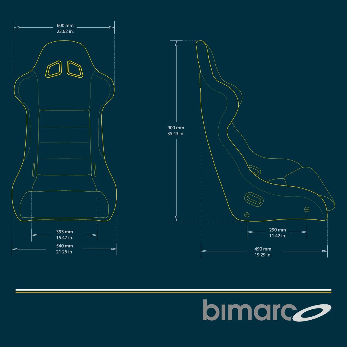 BIMARCO COBRA 3 L seat
