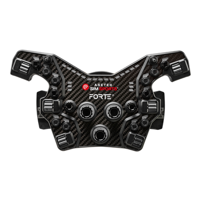 Asetek Forte® Formula Button Box (Black, Alu. Buttons)