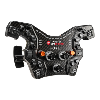 Asetek Forte® Formula Button Box (Black, Alu. Buttons)