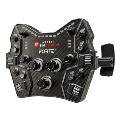 Asetek Forte® GT Button Box (Black, Alu. Buttons)