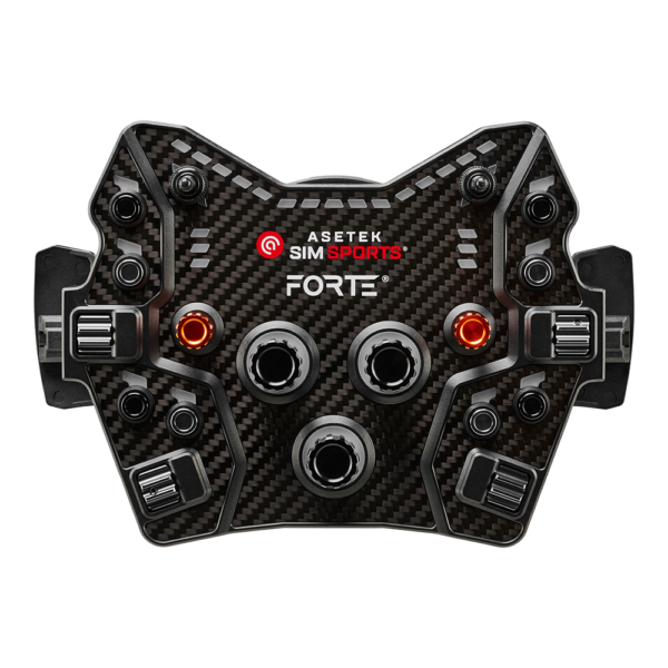 Asetek Forte® GT Button Box (Black, Alu. Buttons)