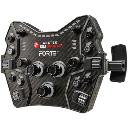 Asetek Forte® GT Button Box (Black, Alu. Buttons)