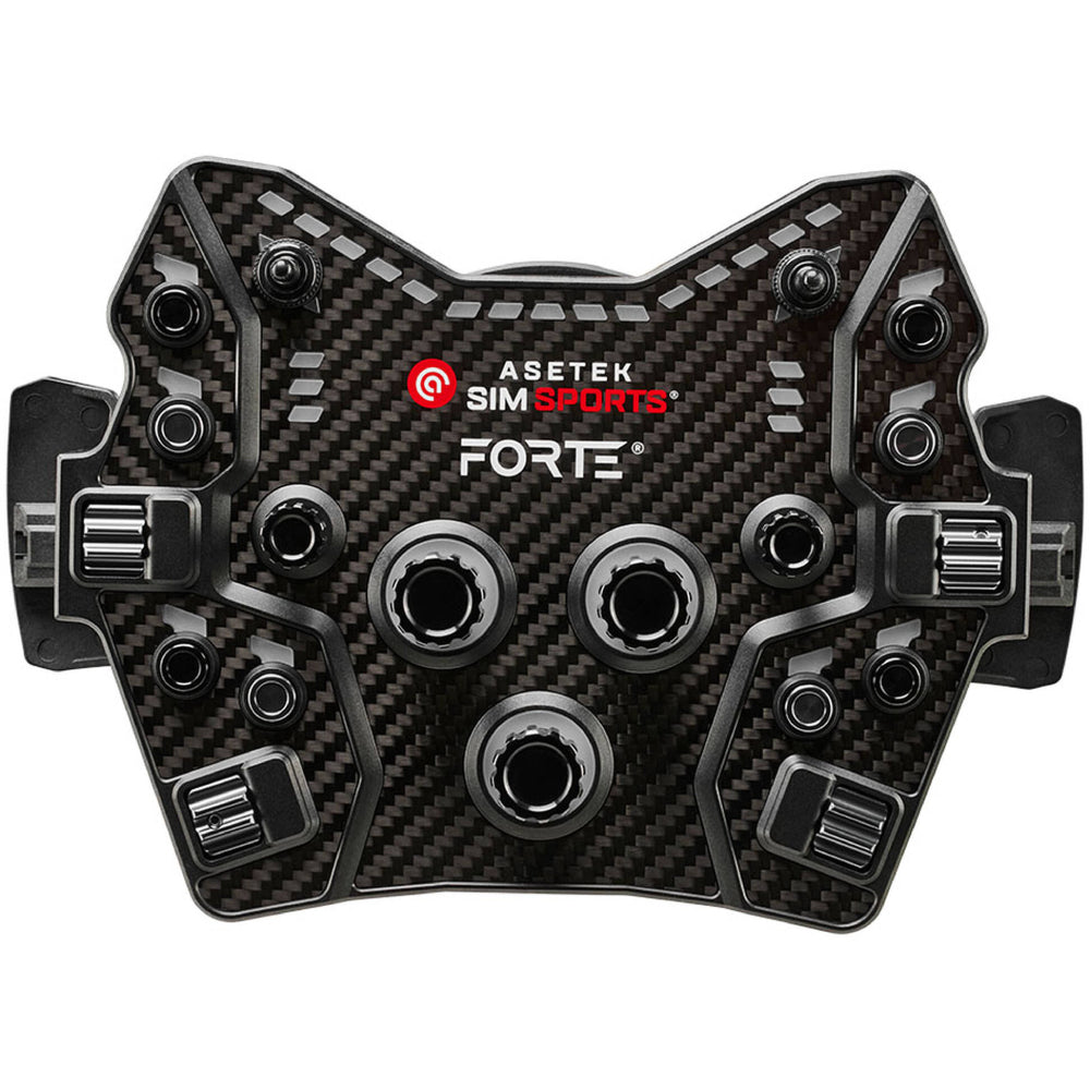 Asetek Forte® GT Button Box (Black, Alu. Buttons)