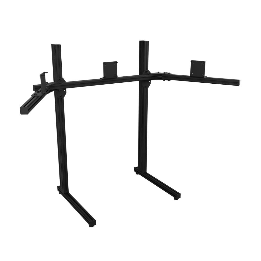 HELENTE Freestanding Triple Monitor Stand (up to 32")