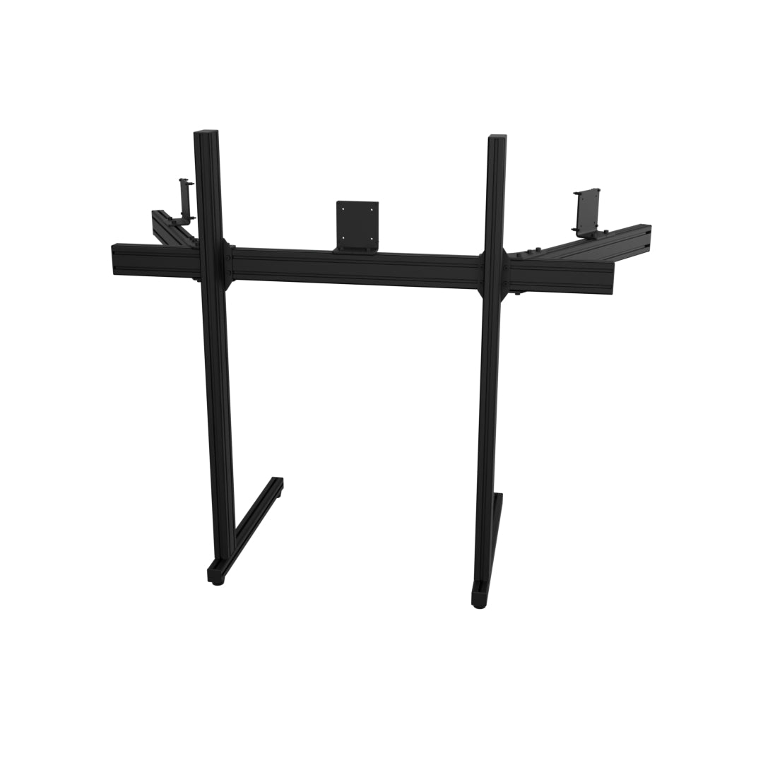 HELENTE Freestanding Triple Monitor Stand (up to 43")