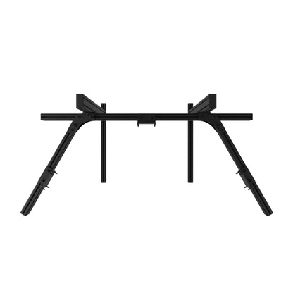 HELENTE Freestanding Triple Monitor Stand (up to 43")