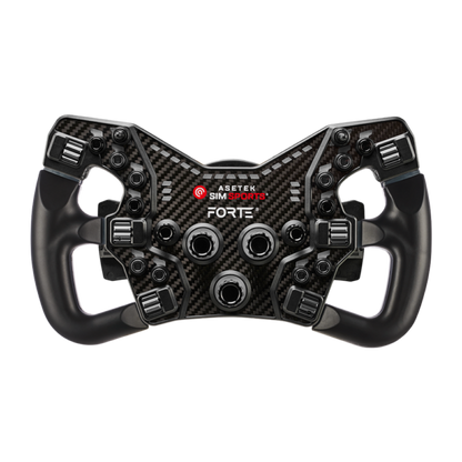 Asetek Forte® Formula Button Box (Black, Alu. Buttons)