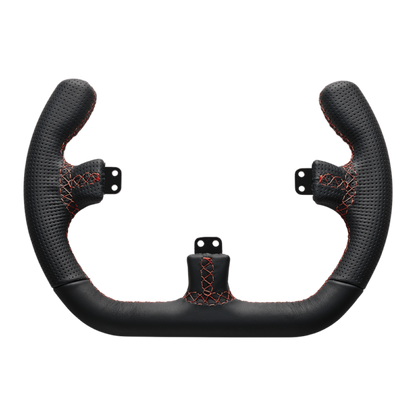 Asetek Open D Black Leather Rim