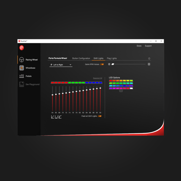 Asetek Forte® Formula Steering Wheel (Orange)