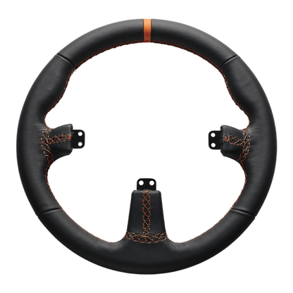 Asetek Round Black Leather Rim