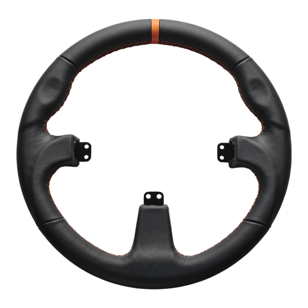 Asetek Round Black Leather Rim