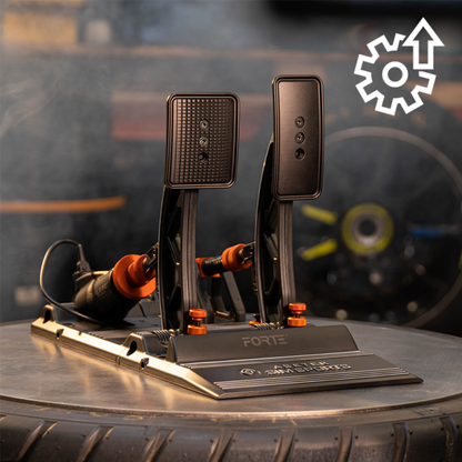 asetek sim pedals Asetek Forte® Sim Racing Pedals Brake & Throttle – Helente