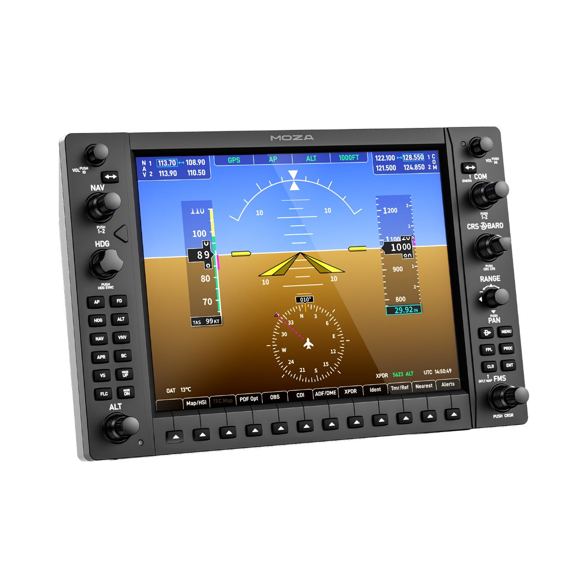 MOZA MGX1000 Instrument Panel